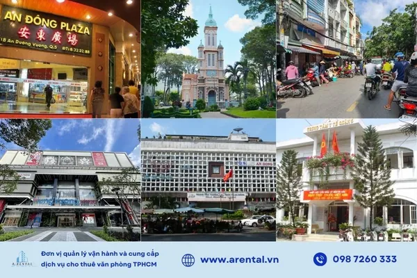 Hạ tầng và tiện ích đa dạng tại phường Chợ Quán.