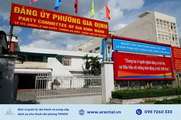 Trụ sở UBND phường Gia Định.