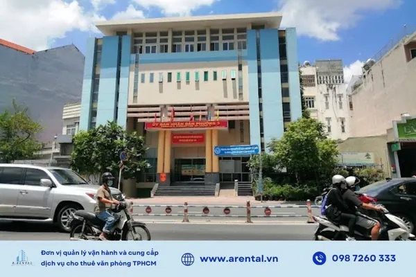 Trụ sở UBND phường Khánh Hội.