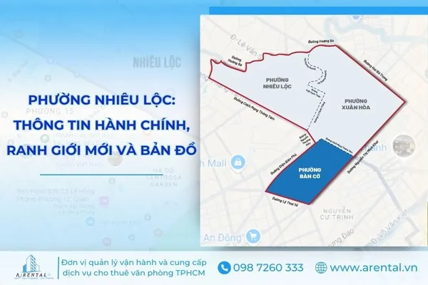 Phường Nhiêu Lộc TPHCM: Thông tin hành chính, ranh giới mới và bản đồ.