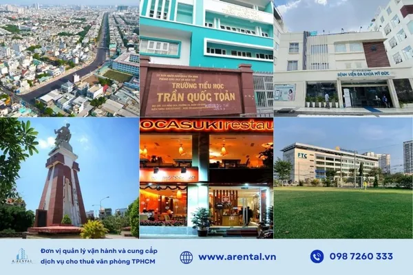 Hạ tầng và tiện ích đa dạng tại phường Tân Bình.