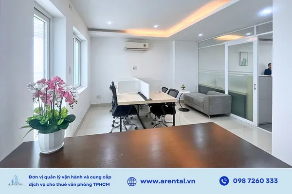 Không gian văn phòng cho thuê đầy đủ tiện ích tại A Space Office phường Tân Hưng.