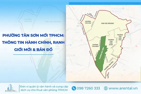 Phường Tân Sơn: thông tin hành chính, ranh giới mới và bản đồ.