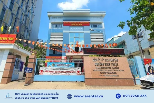 Trụ sở UBND Phường Tân Thuận mới.