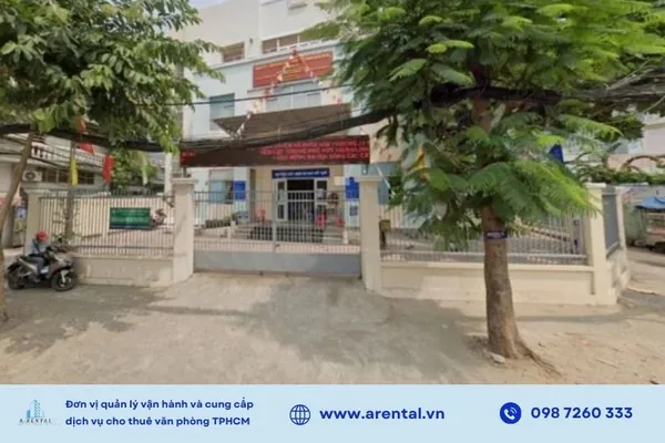 Trụ sở UBND phường Thạnh Mỹ Tây.