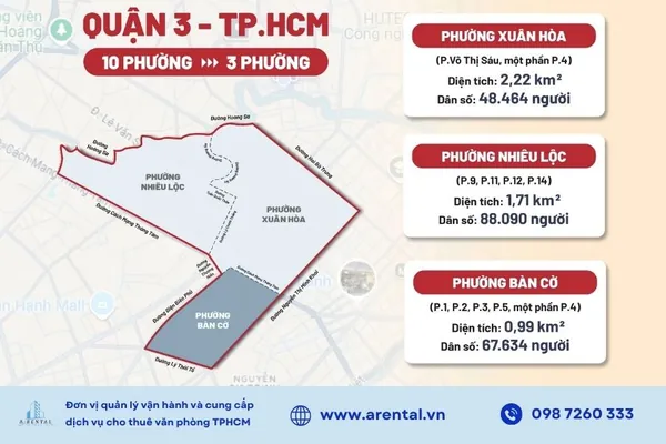 Bản đồ hành chính phường Xuân Hòa sau sáp nhập.