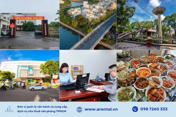 Hạ tầng và tiện ích tại phường Xuân Hòa.