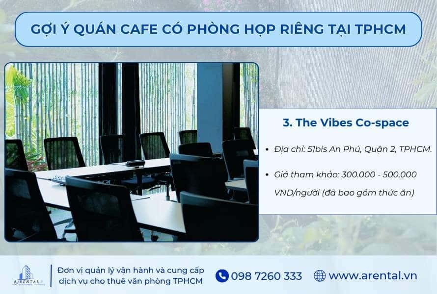 Không gian meeting room tại The Vibes.