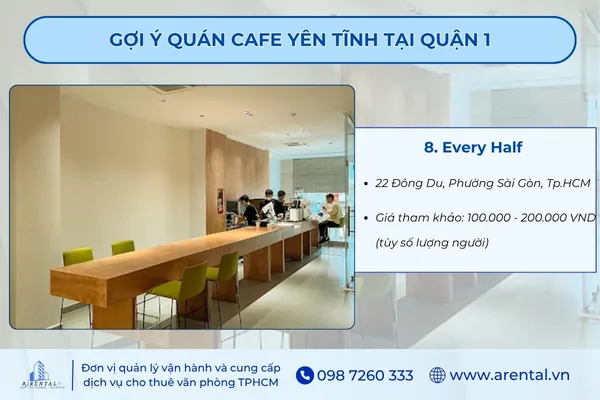 Every Half với không gian mở, ngập tràn ánh sáng tự nhiên.