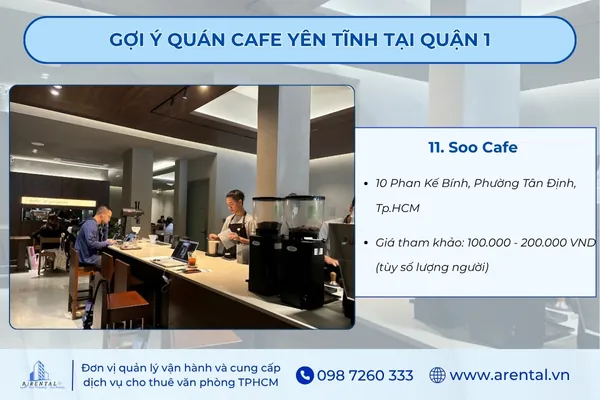 Soo Cafe với không gian thoáng mát, gần gũi với thiên nhiên.