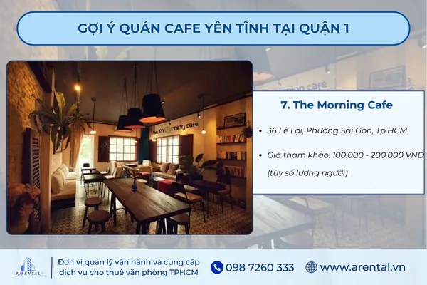 The Morning Cafe có không gian đậm chất vintage và cổ điển.
