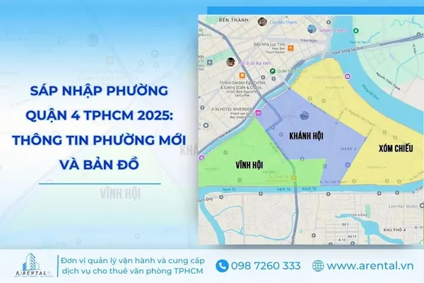Sáp nhập phường Quận 4: danh sách phường mới và bản đồ.