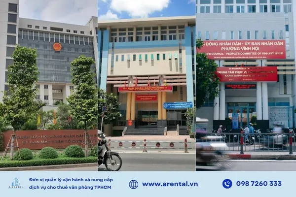 Trụ sở Ủy ban nhân dân các phường mới tại Quận 4 sau sáp nhập, nơi tiếp nhận và giải quyết thủ tục hành chính cho người dân và doanh nghiệp.