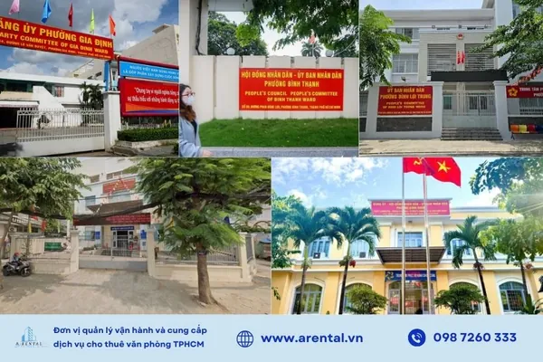 Trụ sở UBND 5 phường mới Quận Bình Thạnh.