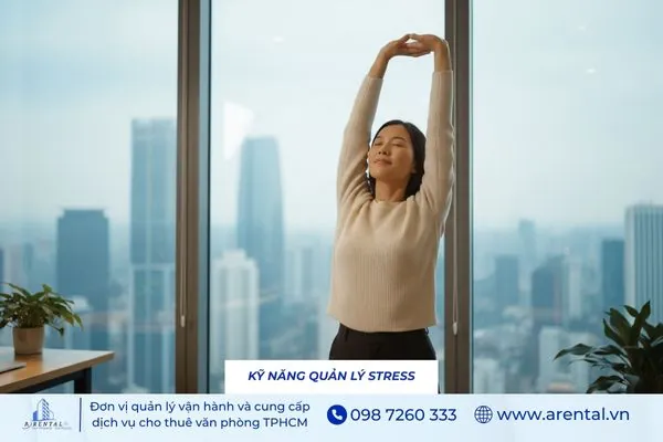 Kỹ năng quản lý stress giúp giữ bình tĩnh và duy trì năng suất làm việc trong môi trường văn phòng