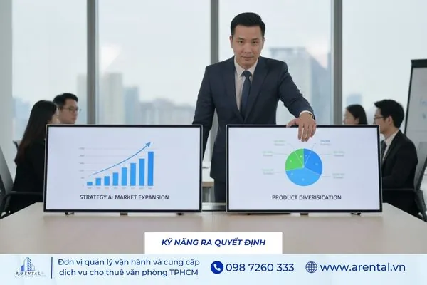 Kỹ năng ra quyết định giúp lựa chọn phương án tối ưu dựa trên dữ liệu và phân tích thị trường
