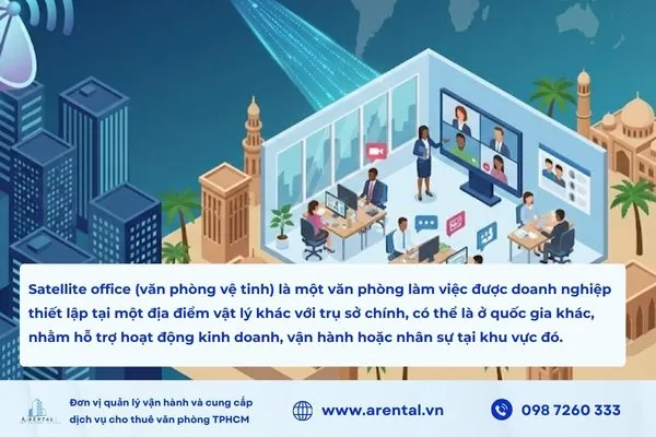 Satellite office giúp doanh nghiệp mở rộng hiện diện tại khu vực mới mà vẫn giữ quản lý tập trung từ trụ sở chính.