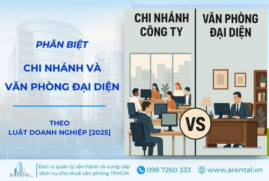 Phân biệt chi nhánh và văn phòng đại diện.