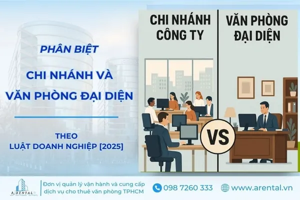 Phân biệt chi nhánh và văn phòng đại diện.