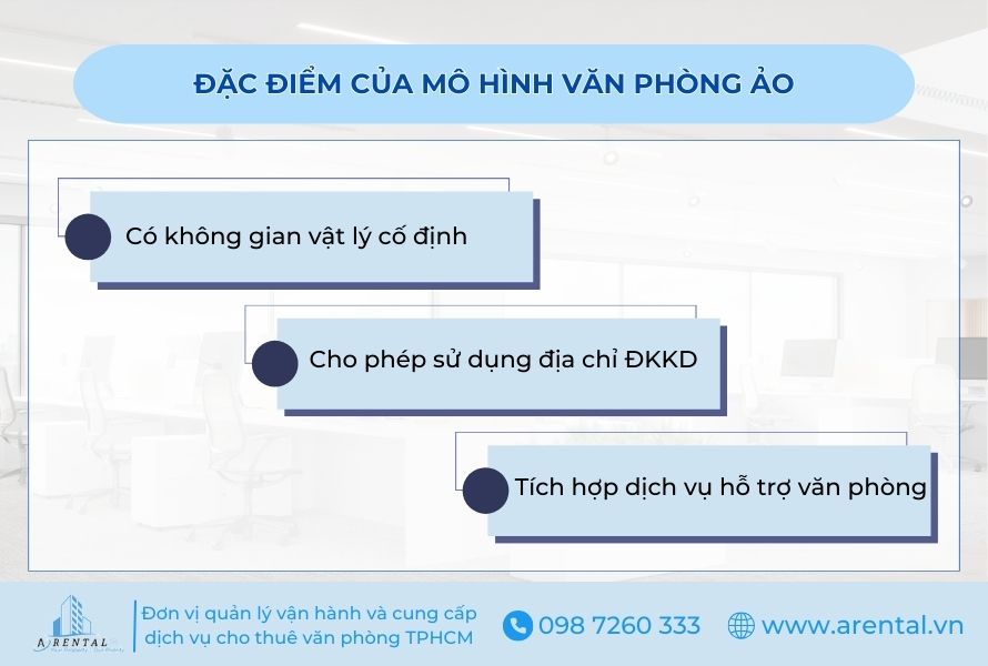 Đặc điểm của văn phòng ảo.