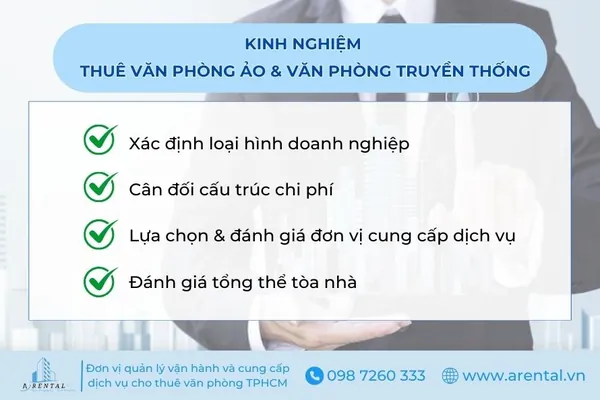 Kinh nghiệm thuê văn phòng ảo và văn phòng truyền thống.