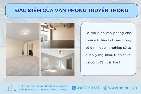 Đặc điểm của văn phòng truyền thống.
