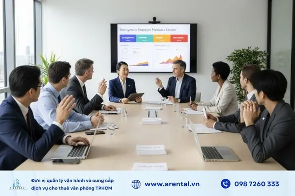 Doanh nghiệp lắng nghe phản hồi của nhân viên để cải tiến chính sách.