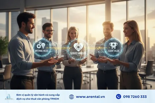 Tư duy dịch vụ tạo giá trị cho nội bộ và khách hàng.