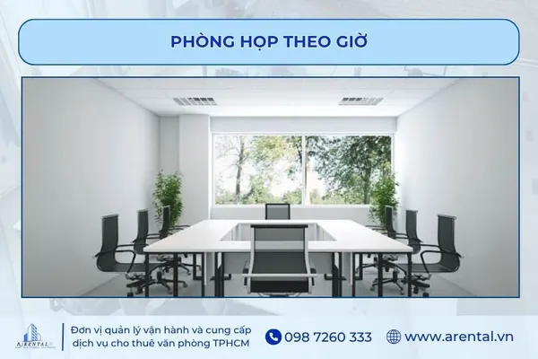 Dịch vụ thuê phòng họp theo giờ phù hợp cho các buổi họp đối tác, đào tạo hoặc ký kết hợp đồng.
