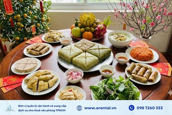 Văn hóa ẩm thực ngày Tết đa dạng.