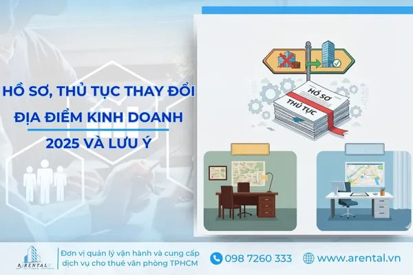 Hồ sơ và thủ tục thay đổi địa điểm kinh doanh.