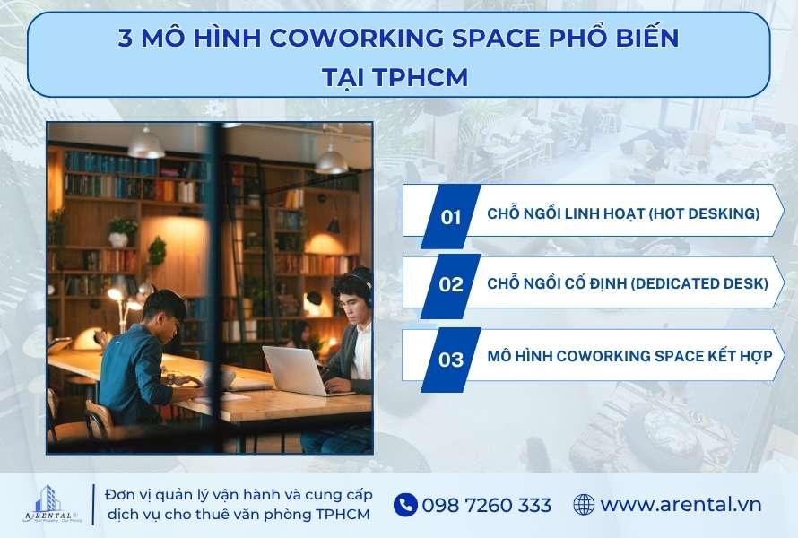 3 mô hình kinh doanh coworking space phổ biến tại TPHCM.