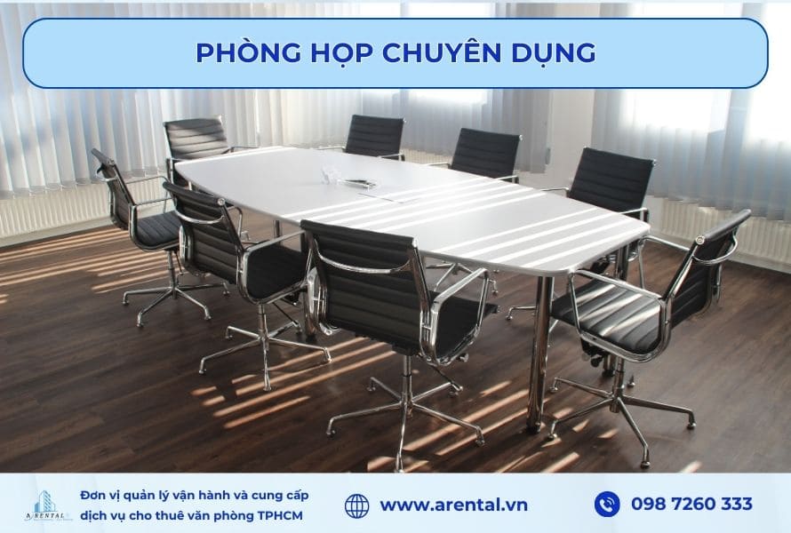 Hạng mục thiết kế không gian phòng họp với diện tích nhỏ.