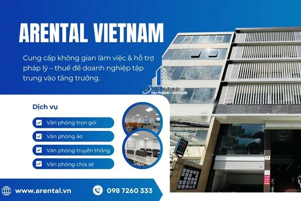 Arental Vietnam cung cấp không gian làm việc & hỗ trợ pháp lý – thuế để doanh nghiệp tập trung vào tăng trưởng.