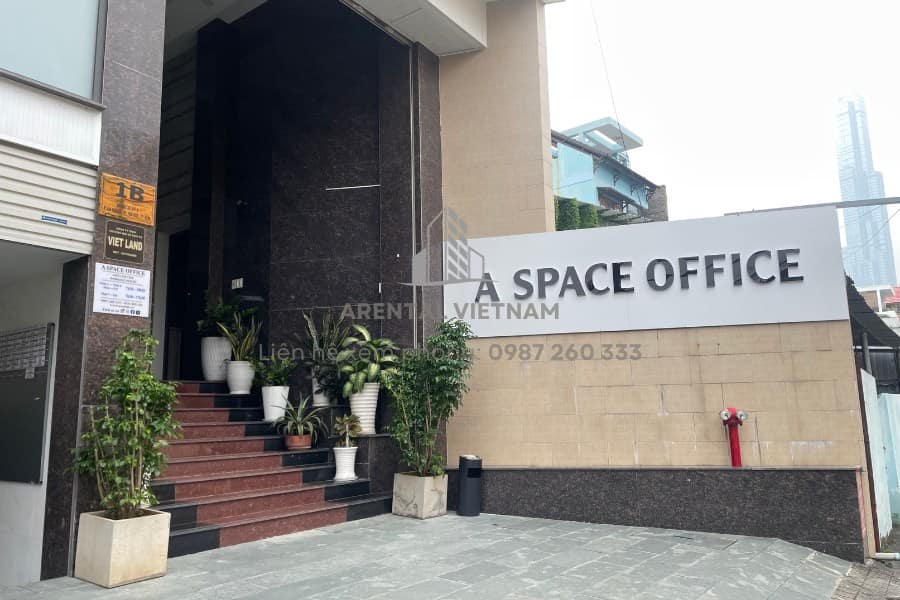 Mặt tiền tòa nhà A Space Office cho thuê văn phòng Quận 2 của Arental Vietnam