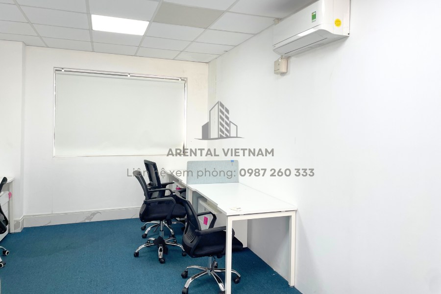 Bố trí nội thất linh hoạt trong không gian văn phòng nhỏ được chia từ sàn trống 205m2