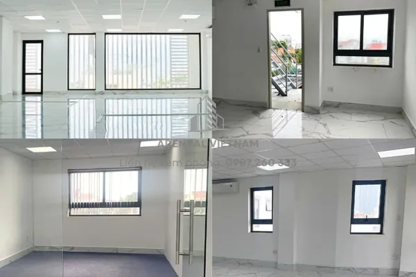 mặt bằng sàn trống diện tích 205m2 cho thuê làm văn phòng phù hợp với doanh nghiệp SMEs