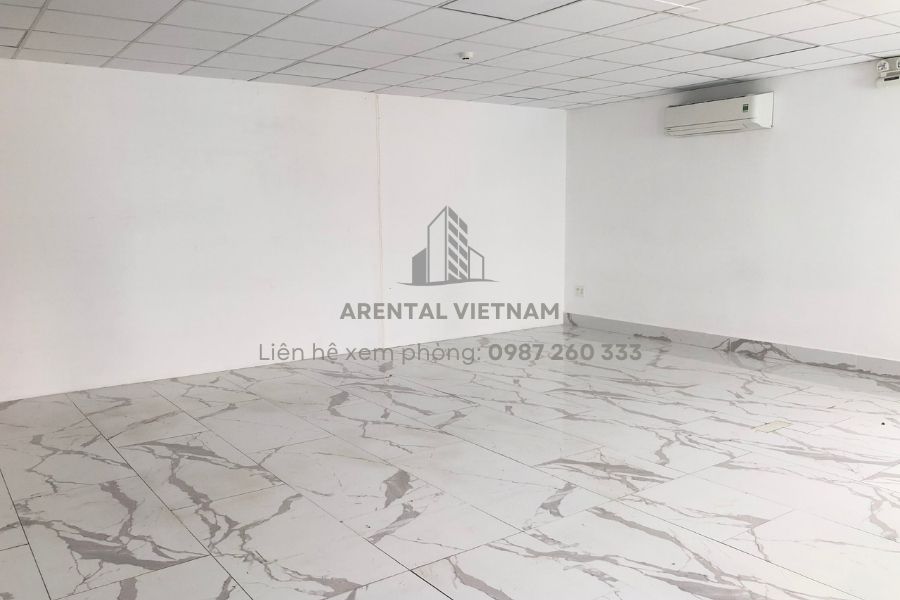 Góc không gian sàn trống chưa bố trí nội thất diện tích 50m2