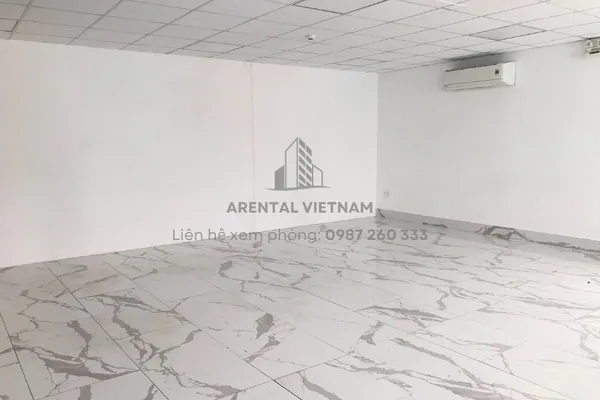 Góc không gian sàn trống chưa bố trí nội thất diện tích 50m2