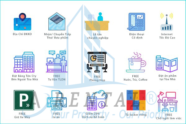 Tiện ích chung của các dịch vụ văn phòng ảo tại Arental.vn
