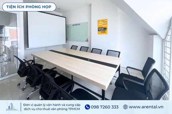 Không gian tiện ích phòng họp tại Arental Vietnam (chi nhánh Tân Hưng).