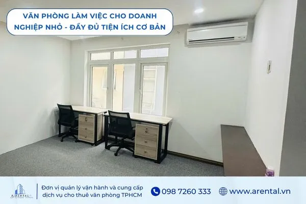 Văn phòng 30m2 đầy đủ tiện ích cho doanh nghiệp.