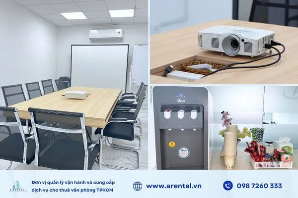 Phòng họp nhỏ cho thuê tại Arental Vietnam với sức chứa dưới 10 người.