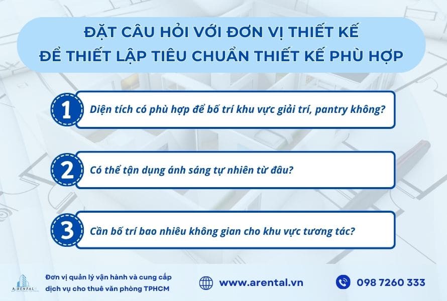 Trao đổi với đơn vị thiết kế để làm rõ nhu cầu.