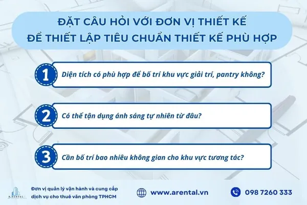 Trao đổi với đơn vị thiết kế để làm rõ nhu cầu.