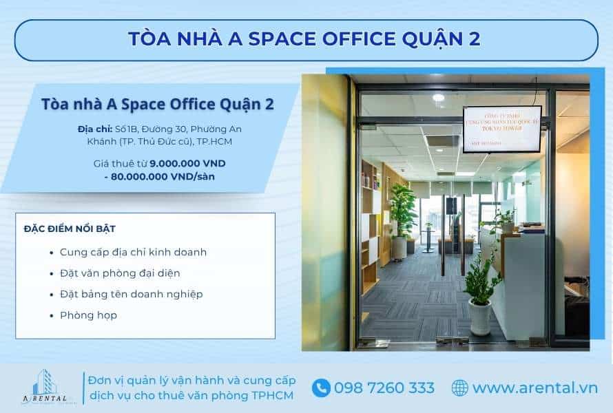 Không gian văn phòng A Space Office Quận 2.