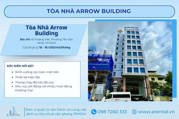 Arrow Building mang đến văn phòng chuyên nghiệp.