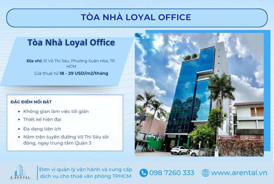 Loyal Office là lựa chọn phù hợp cho doanh nghiệp vừa và nhỏ cần không gian linh hoạt.