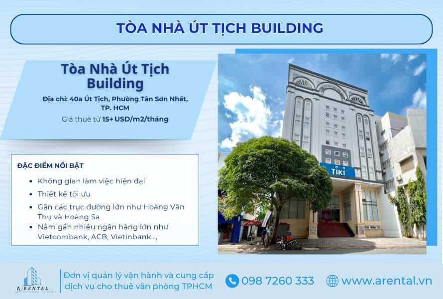 Út Tịch Building tọa lạc tại vị trí thuận tiện kết nối nhiều quận trung tâm và sân bay.