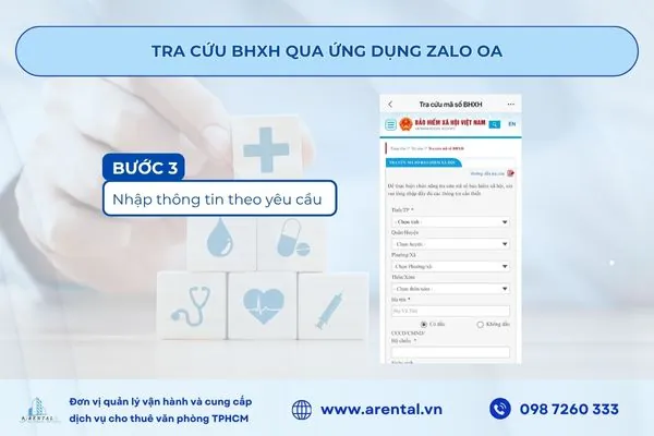 Nhập các thông tin theo yêu cầu sau đó xem thông tin tra cứu.